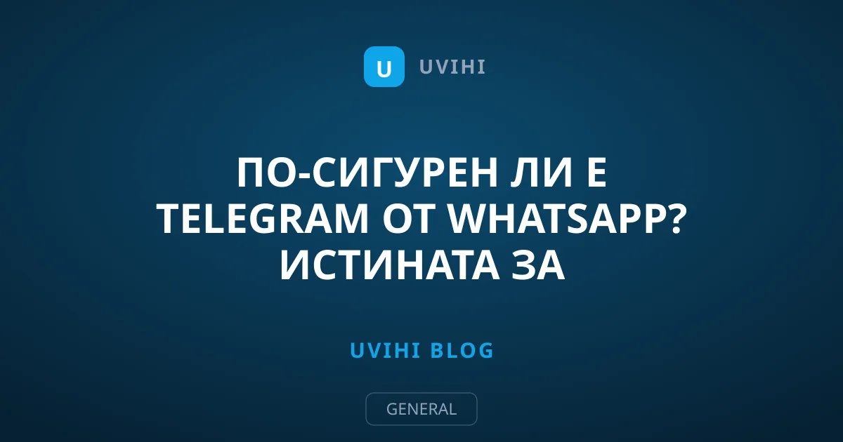 По-сигурен ли е Telegram от WhatsApp? Истината за криптирането